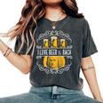 オクトーバーフェスト I Love Beer Bier & German クラシックミュージック レディースオーバーサイズコンフォートTシャツ Pepper