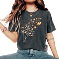 タンポポのモルモットの花、花のモルモットの木 レディースオーバーサイズコンフォートTシャツ Pepper