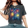 祭りのための花火ショー レディースオーバーサイズコンフォートTシャツ Pepper