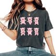 豚愛好家のための豚の贈り物女性豚シャツ女性男性子供豚 レディースオーバーサイズコンフォートTシャツ Pepper
