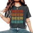 面白いtシャツ 酒 ビール Beer 飲み おもしろ 英語 文字入り 飲み会 酒好き メンズ レディース レディースオーバーサイズコンフォートTシャツ Pepper