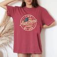 Awesome Like My Son Cool Dad Mother Father Day Women's Oversized Comfort T-Shirt Blue Jean