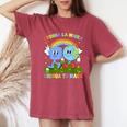 Chinga La Migra Chinga Tu Maga Rainbow Immigration Rights Women's Oversized Comfort T-Shirt Blue Jean
