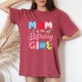 Mom Of The Birthday Girl Family Summer Beach Birthday Party Women's Oversized Comfort T-Shirt Blue Jean Mom Of The Birthday Girl Family Summer Beach Birthday Party Women's Oversized Comfort T-Shirt Blue Jean