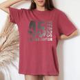 45歳 男性 ギフト 45歳の誕生日プレゼント 女性用 レディースオーバーサイズコンフォートTシャツ Crimson