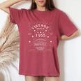 70還暦 男性 女性 70歳 昭和30年 誕生日プレゼント レディースオーバーサイズコンフォートTシャツ Crimson
