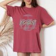 77歳の誕生日 男性 女性 77歳 1948年生まれ レディースオーバーサイズコンフォートTシャツ Crimson
