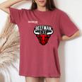 BeefmanExe_11_梅林聡貴 レディースオーバーサイズコンフォートTシャツ Crimson