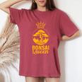 Bonsai Queen Penjing Penzai Bonsai 盆栽 レディースオーバーサイズコンフォートTシャツ Crimson