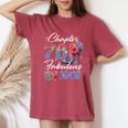 Chapter 76 Fabulousince 1949 76Th Birthday Queen Diamond レディースオーバーサイズコンフォートTシャツ Crimson