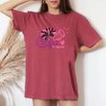 Cheer Mom ヒョウ文字 チアポンポン メガホン付き レディースオーバーサイズコンフォートTシャツ Crimson
