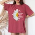 Christian Inspirational Christ Whotrengthens Me レディースオーバーサイズコンフォートTシャツ Crimson