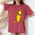 Dabbing バナナ ハワイアン トロピカル フルーツ好き 男性 女性 キッズ レディースオーバーサイズコンフォートTシャツ Crimson