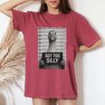 Goose Gotilly Meme 動物愛好家 マグショット 男の子 女の子 レディースオーバーサイズコンフォートTシャツ Crimson
