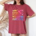 My Granddaughter Gymnastics Grandma Of A Gymnast Grandma Small Black Women's Oversized Comfort T-Shirt Crimson