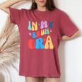 Groovy Cute Bruh メンズ レディース キッズ 面白い 兄弟 兄弟 レディースオーバーサイズコンフォートTシャツ Crimson