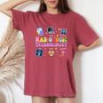 Groovy 放射線技師アート メンズ レディース X線技術 レディースオーバーサイズコンフォートTシャツ Crimson