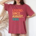 Legendince August 1968 Birthdayintage 1968 レディースオーバーサイズコンフォートTシャツ Crimson
