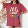Like My Whiskeytraight Friends Lgbtq Gay Pride Proud Ally レディースオーバーサイズコンフォートTシャツ Crimson