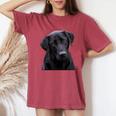 Love Is Labrador Retriever シャツ ブラック ラボ Mom Dad Dog Lover レディースオーバーサイズコンフォートTシャツ Crimson