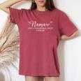 Namaw Like A Grandma Only Cooler Heart Mother's Day Namaw Women's Oversized Comfort T-Shirt Crimson