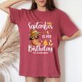 September Is My Birthday African American Woman Birthday Women's Oversized Comfort T-Shirt Crimson September Is My Birthday African American Woman Birthday Women's Oversized Comfort T-Shirt Crimson