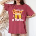 I Tu Me Dices Beer Lo Dejo Todo Cuello Camiseta extragrande cómoda para mujer Crimson