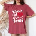 かわいい 看護師 看護デザイン 女性 男性 面白い 看護師 レディースオーバーサイズコンフォートTシャツ Crimson