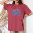 トレーニングエクササイズコスチューム ジム 男の子 女の子 レディースオーバーサイズコンフォートTシャツ Crimson