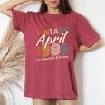 ヴィンテージ 1985年4月 40歳の誕生日プレゼント 男性 女性 レディースオーバーサイズコンフォートTシャツ Crimson