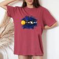 太陽系惑星 科学宇宙ファン 男の子 女の子tem キッズ レディースオーバーサイズコンフォートTシャツ Crimson