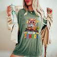 100Th Days Ofchool Owls 鳥 学生 100日間の学校 レディースオーバーサイズコンフォートTシャツ Moss