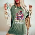 I Axo Love 3Rd Grade Axolotl 新学期読書 レディースオーバーサイズコンフォートTシャツ Moss