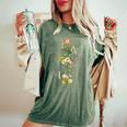 Beauty Flower（5） レディースオーバーサイズコンフォートTシャツ Moss