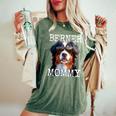 Berner Mommyバーニーズマウンテンドッグ ママ 犬 ママ 母の日 バーニーズマミー レディースオーバーサイズコンフォートTシャツ Moss