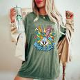 Bugs Bunny What's Up Doc レディースオーバーサイズコンフォートTシャツ Moss