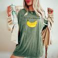 Dolce And Banana 面白いバナナ フルーツデザイン レディースオーバーサイズコンフォートTシャツ Moss