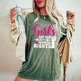 Girls Just Want To Have Fundamental Rights レディースオーバーサイズコンフォートTシャツ Moss