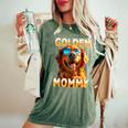 Golden Mommyゴールデン・ママ 母の日 ゴールデンレトリバー・ママ レディースオーバーサイズコンフォートTシャツ Moss