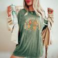 Grow Positive Thoughts Flower Women's Oversized Comfort T-Shirt Moss