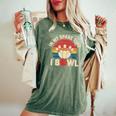 In Mypare Time I Bowl レトロ ボウリング ボウラー レディースオーバーサイズコンフォートTシャツ Moss