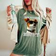 Jack Russell Mommyジャック・ラッセル ママ 母の日 お母さん ジャック・ラッセル・テリア レディースオーバーサイズコンフォートTシャツ Moss