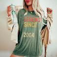 Legend 2004 21St Birthday For 21 Year Old Women's Oversized Comfort T-Shirt Moss