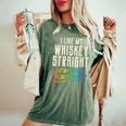 Like My Whiskeytraight Friends Lgbtq Gay Pride Proud Ally レディースオーバーサイズコンフォートTシャツ Moss