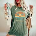 Lyra Cute Retro Girls Groovy Lyra Personalized Name 長袖tシャツ レディースオーバーサイズコンフォートTシャツ Moss