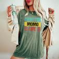 Momo 桃 レディースオーバーサイズコンフォートTシャツ Moss
