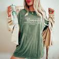 Namaw Like A Grandma Only Cooler Heart Mother's Day Namaw Women's Oversized Comfort T-Shirt Moss