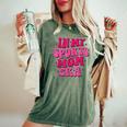 In My Sports Mom Era Sports Mom Groovy Women's Oversized Comfort T-Shirt Moss