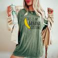 This Is My Banana Costume これが私のバナナの衣装 レディースオーバーサイズコンフォートTシャツ Moss