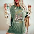 Today Is Slap An Idiot Day I’M Gonna Be Busy Crazy Chicken Women's Oversized Comfort T-Shirt Moss